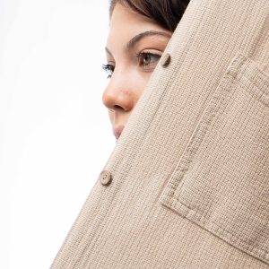 شومیز حصیری کرم