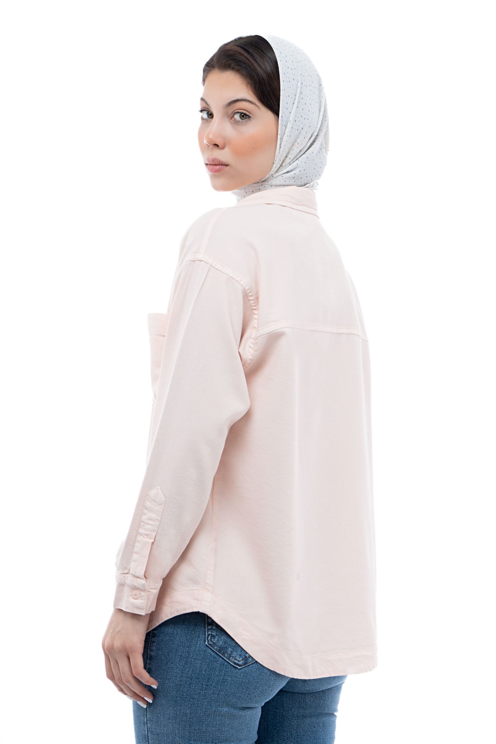 شومیز بهاره گلبه ای از پشت