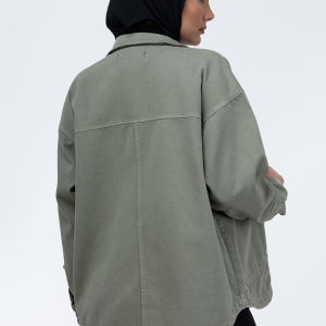 کت کتان رویال سبز سدری