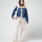 کت جین نیم تنه باران