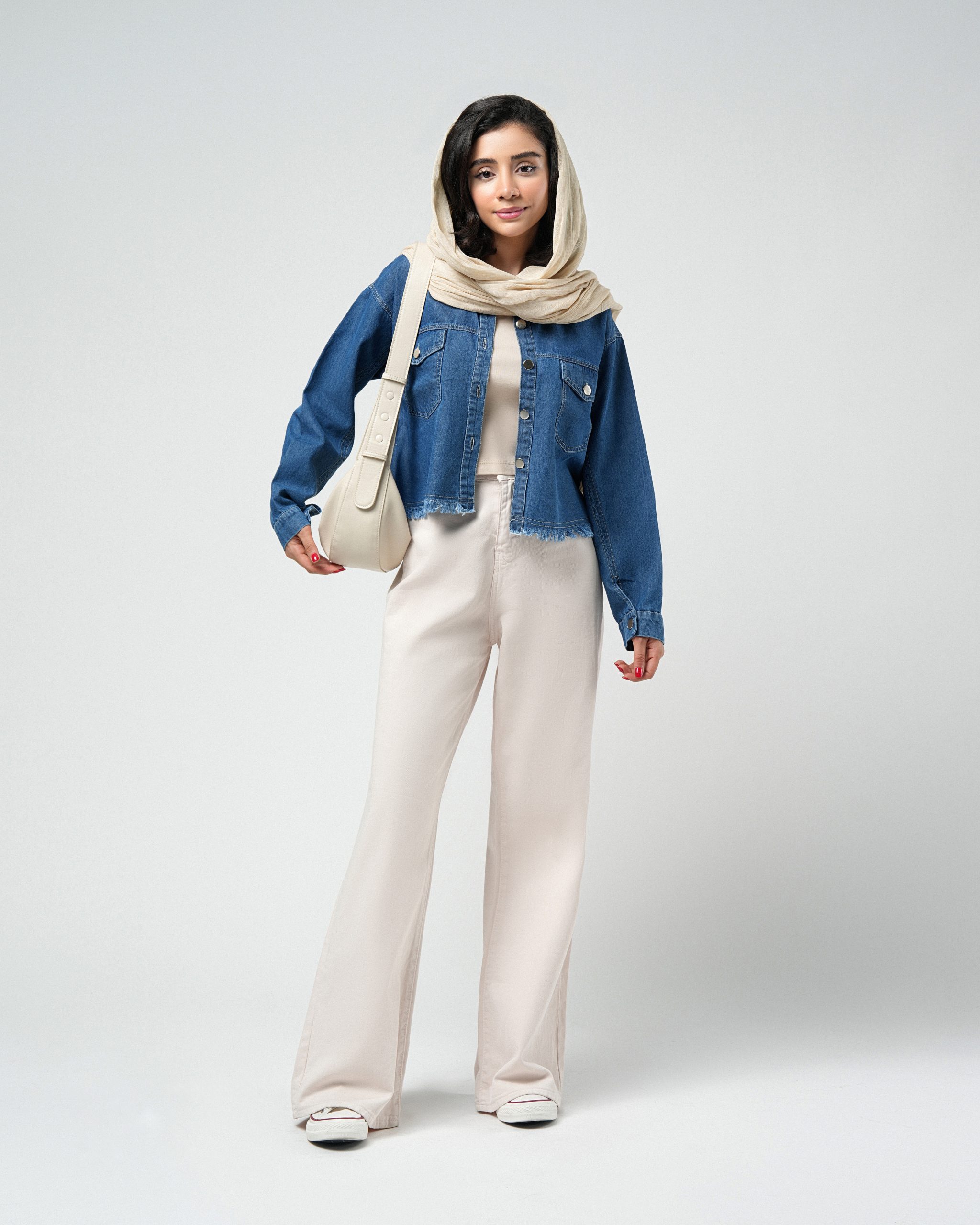 کت جین نیم تنه باران