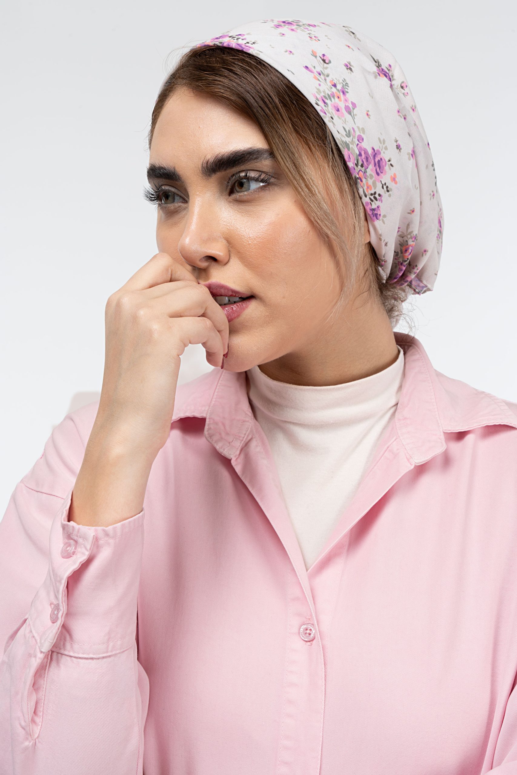 استایل شومیز صورتی روشن میلانو
