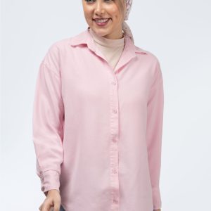 شومیز صورتی روشن میلانو