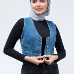 ژیله (Jile) جین پایین کمر آبی تیره