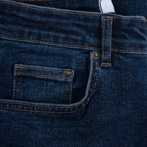 جیب شلوار جین واید دمپا کات آبی تیره