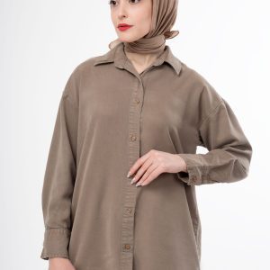 شومیز سیلک گردویی