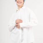 شومیز سیلک پریمیوم سفید
