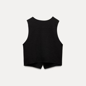 تاپ کشباف زنانه زارا مشکی