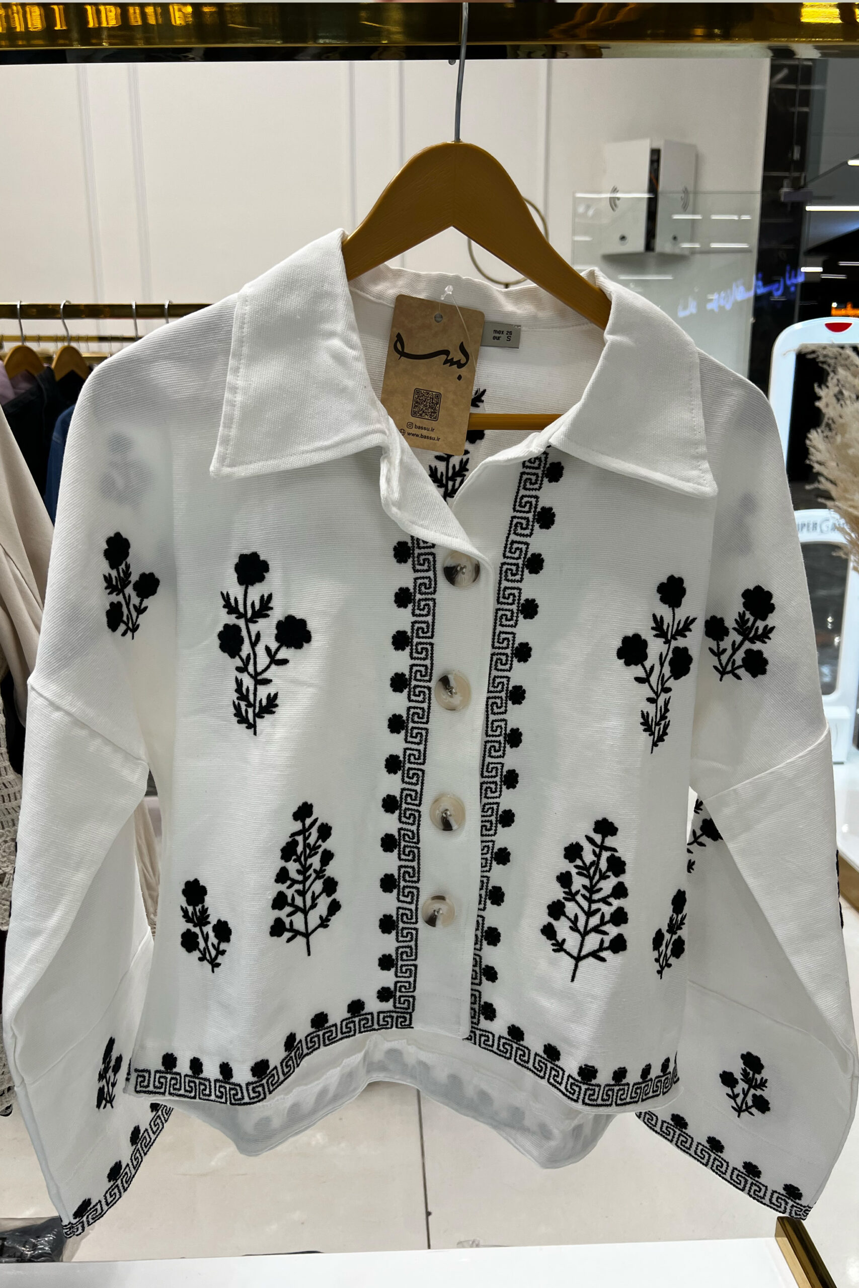نمونه کت کتان طرح گل ESQ