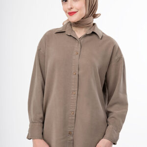 شومیز سیلک گردویی